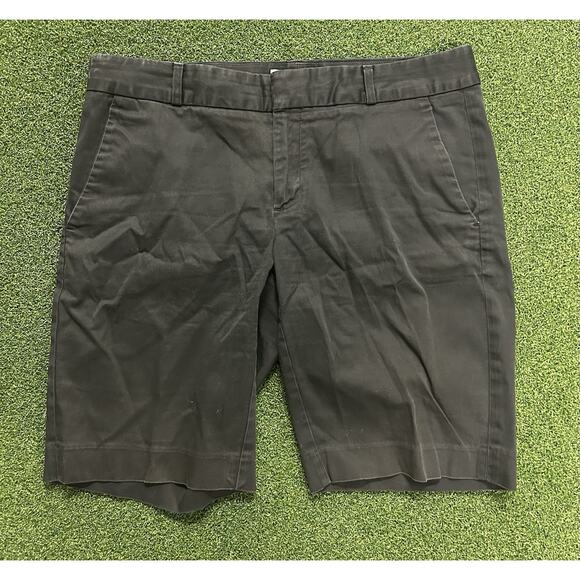 BANANA REPUBLIC PLEAT FRONT SHORTS SIZE 6 BLACK - Picture 1 of 3